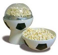 ماكينة صنع الفشار على شكل كورة