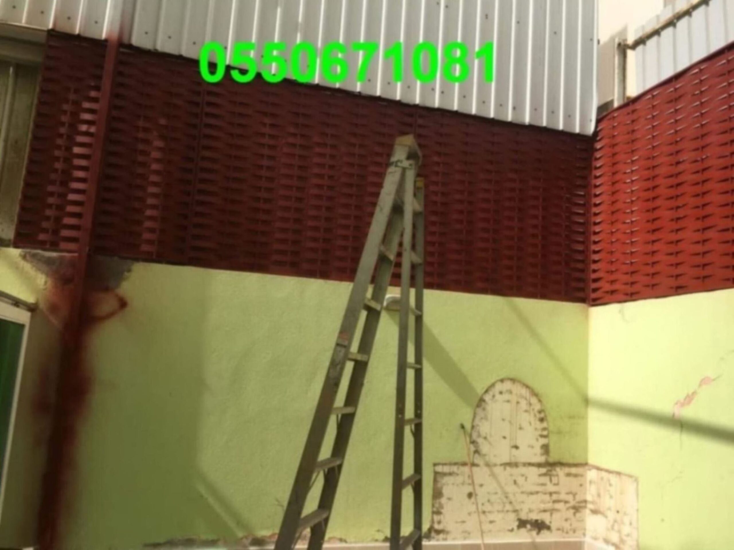 تركيب السواتر بجميع أنواعها سواتر بلاستيك خشبيه,