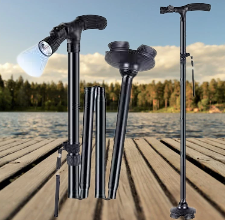 عصا كبار السن بكشاف ماجيك كين 01012187661