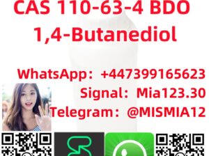 CAS 110-63-4 BDO 1,4-Butanediol WhatsApp：+4473991