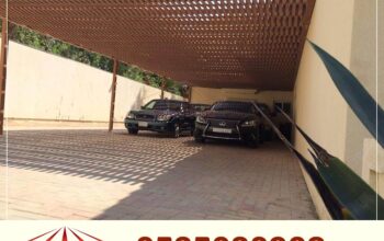 مظلات بلاستيكية, برجولات خشبية, تنسيقات حدائق, هنا