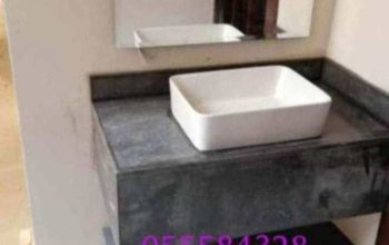 مغاسل رخام ، صور ديكورات حمام مودرن 282 843 55 05