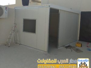 بناء ملاحق جاهزة وغرف ساندوتش بانل مع عزل حراري