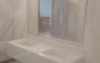 مغاسل رخام , ديكورات حمامات فاخرة