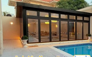 تنفيذ ملاحق زجاجية ومجالس زجاج في الرياض | تصميم م