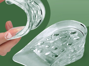 الكعب السيليكون 10قطع لراحة القدم وزيادة الطول 5 س