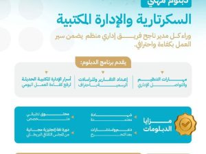 دبلوم السكرتارية والإدارة المكتبية – عن بُعد