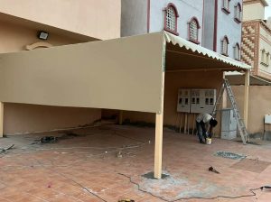 مظلات قماش PVC ضد الشمس والمطر