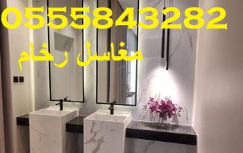 مغاسل رخام ، اجمل ديكورات مغاسل