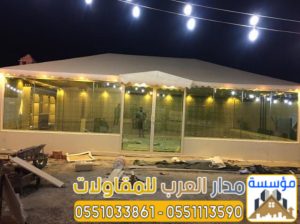 تفصيل خيام زجاج بالرياض بأسعار تنافسية | بيت شعر